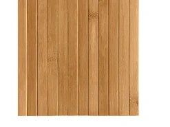 Mampara de bambú natural 250x165 cm Marru00f3n Outlet