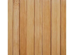 Mampara de bambú natural 250x165 cm Marru00f3n Outlet