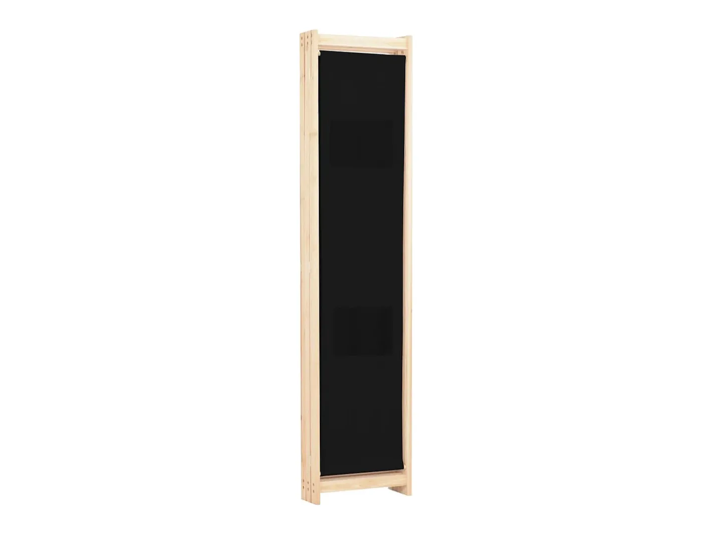 Mampara divisoria de 3 paneles Tela Negra 120x170x4 cm Negro New