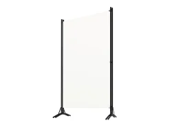 Online Mampara divisoria de 3 paneles Tela Blanca 260x180 cm Blanco