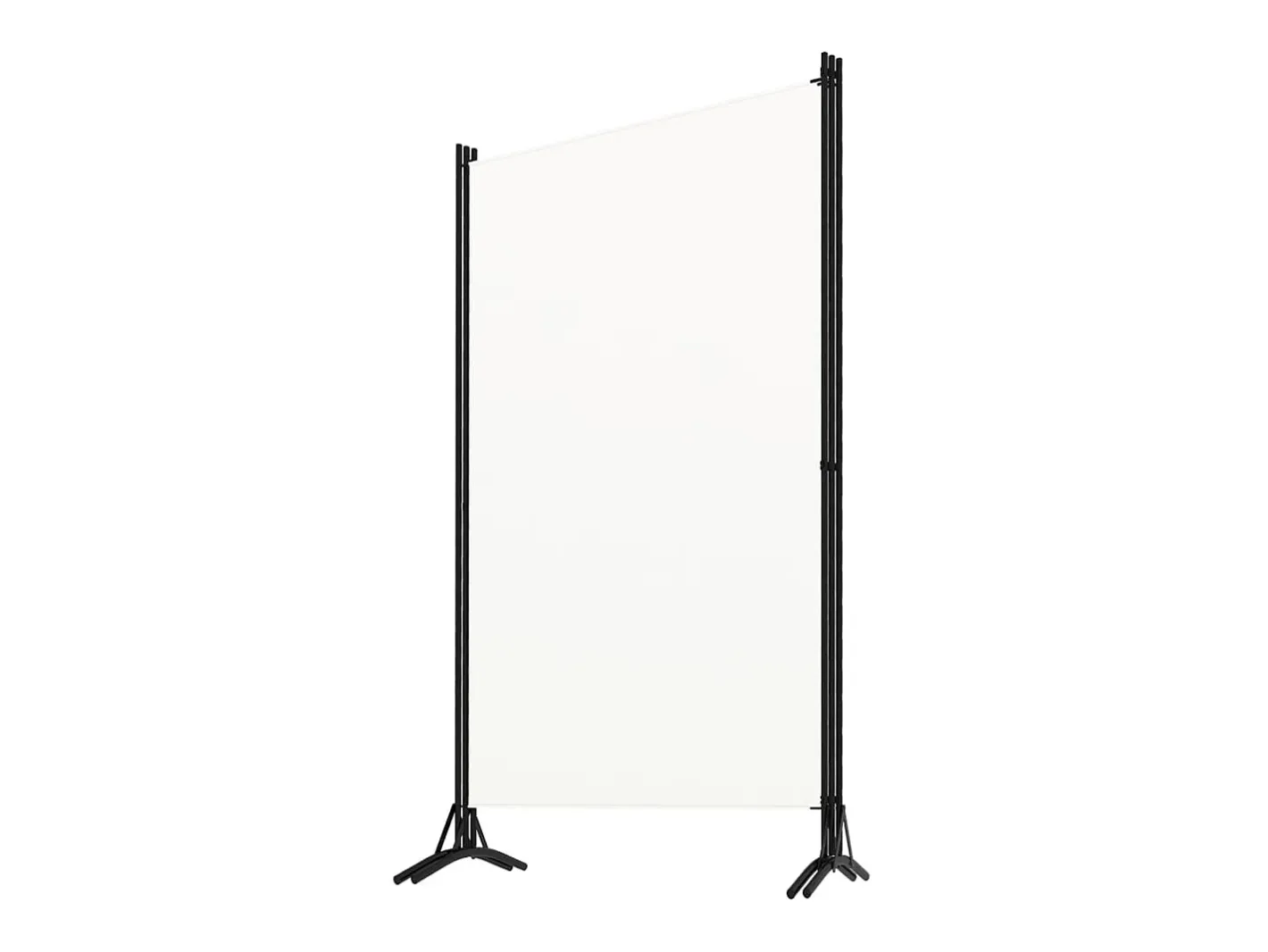 Online Mampara divisoria de 3 paneles Tela Blanca 260x180 cm Blanco