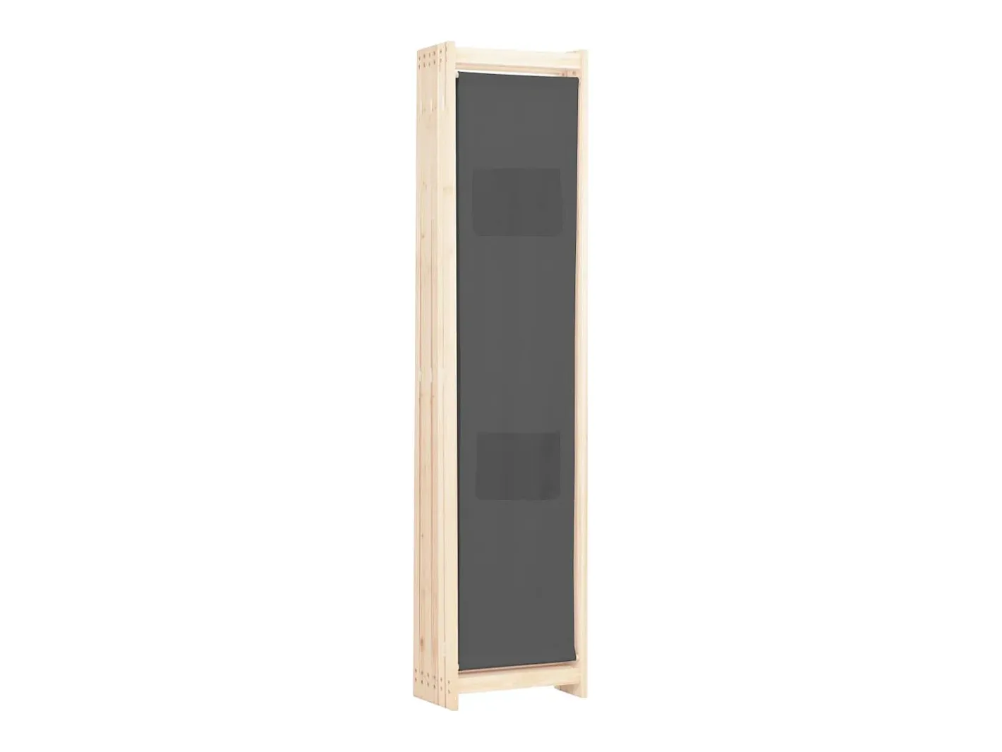 Biombo-Mampara divisoria de 6 paneles 240 x 170 x 4 cm Tela Gris