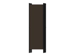 Mampara divisoria de 6 paneles Marrón 300x180 cm Marru00f3n