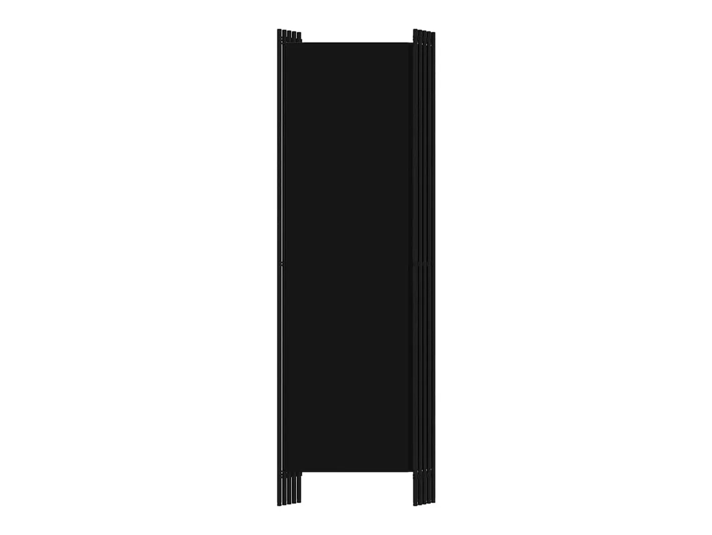 Mampara divisoria de 5 paneles Negra 250x180 cm Negro