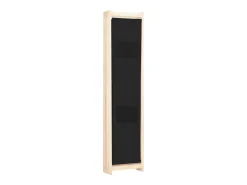 Mampara divisoria de 5 paneles Tela Negra 200 x 170 x 4 cm Negro New