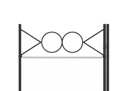 Mampara divisoria de 5 paneles Tela Blanca 200x220 cm Blanco New