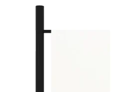 Hot Mampara divisoria de 6 paneles Blanca 300x180 cm Blanco