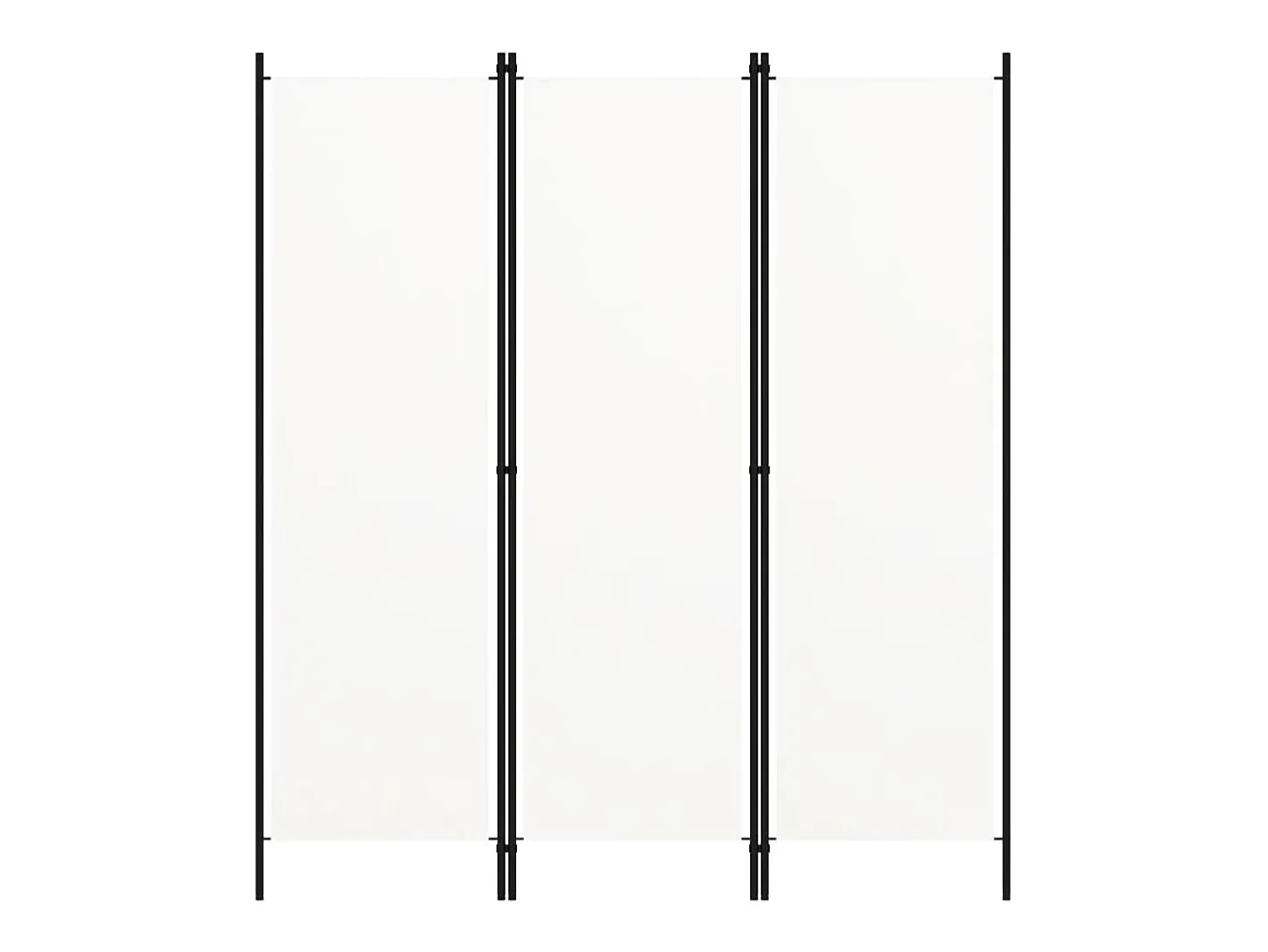 Hot Mampara divisoria de 3 paneles Blanca 150x180 cm Blanco