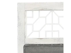 Biombo-Mampara divisoria de 6 paneles 210x165 cm Tela Gris