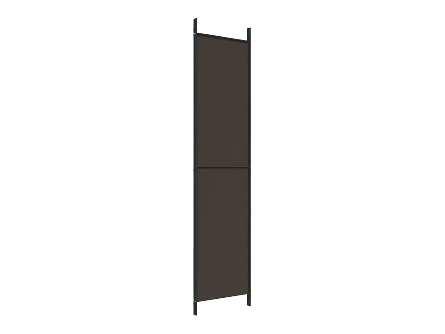 Hot Mampara divisoria de 3 paneles Marrón 150x220 cm Tela Marru00f3n