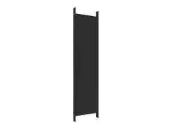 Mampara divisoria de 5 paneles Tela Negra 250x200 cm Negro Hot