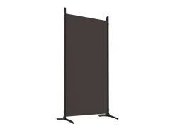Mampara divisoria de 6 paneles Marrón 520x180 cm Tela Marru00f3n Discount