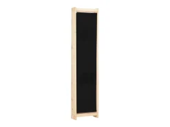 Discount Mampara divisoria de 4 paneles Tela Negra 160x170x4 cm Negro