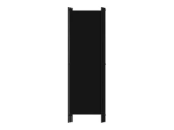 Online Mampara divisoria de 4 paneles Negra 200x180 cm Negro