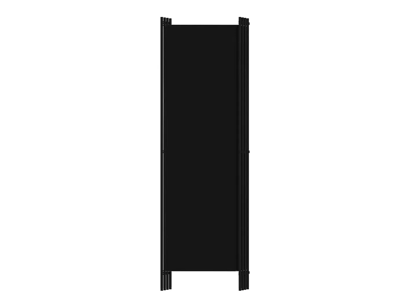 Online Mampara divisoria de 4 paneles Negra 200x180 cm Negro
