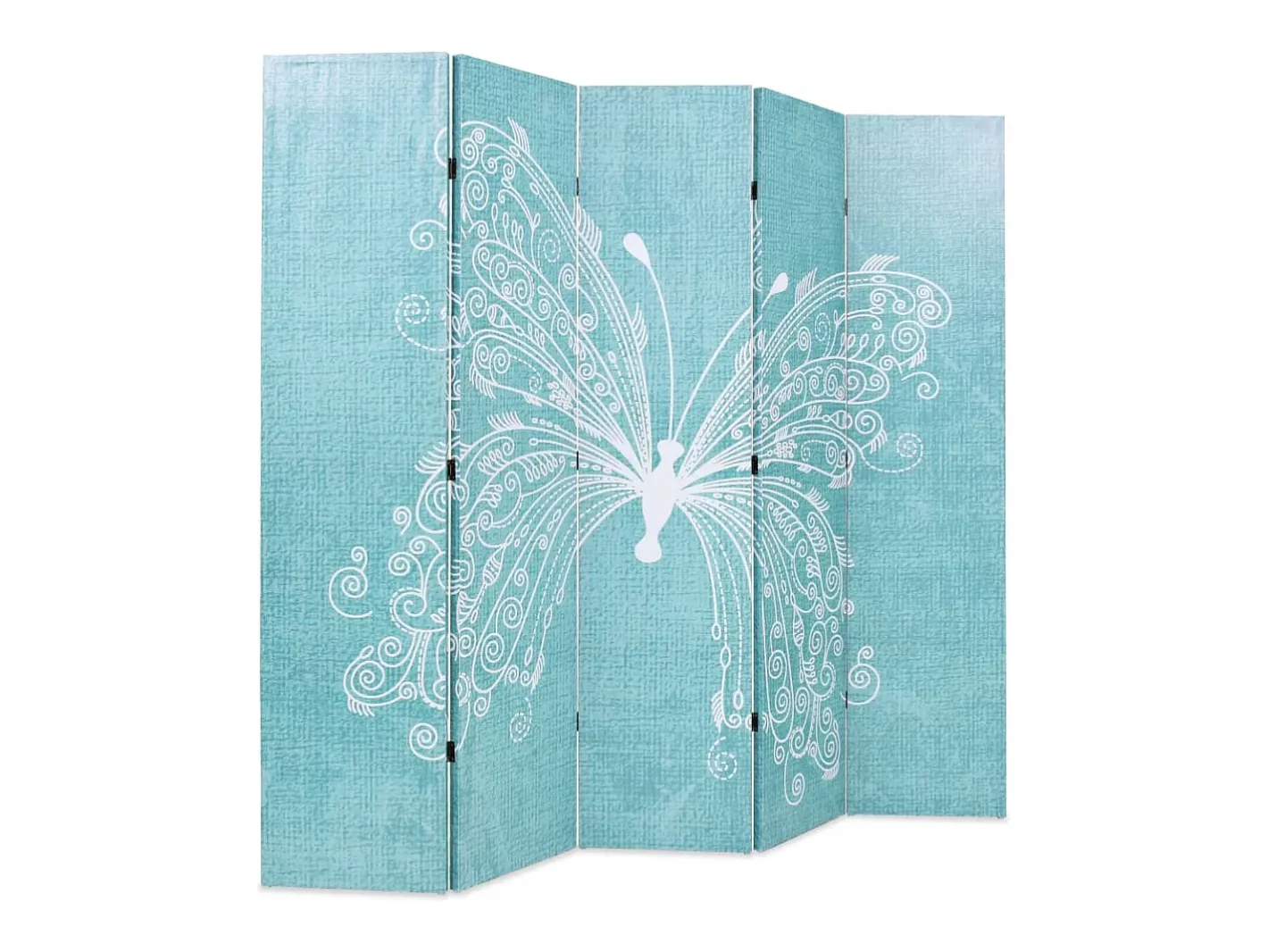 Biombo-Mampara plegable 200 x 170 cm Papillon Bleu Azul
