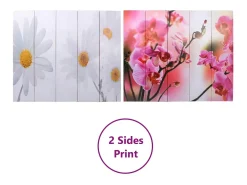 New Mampara plegable 200x170 cm Flor Multicolor