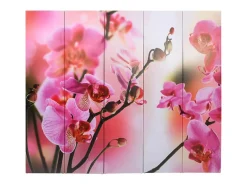 New Mampara plegable 200x170 cm Flor Multicolor