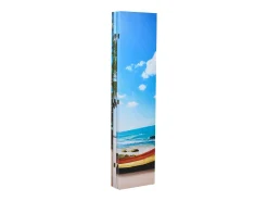 Mampara plegable 200x170 cm Playa Multicolor Sale