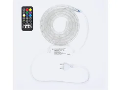 Ledkia Manguera LED Redonda 220V AC 36 LED/m RGB IP65 Corte 100 cm a Medida RGB 25 m Blanco Online