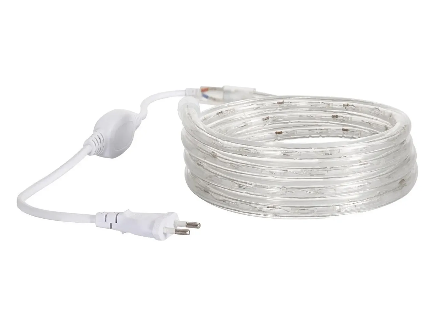 Ledkia Manguera LED Redonda 220V AC 36 LED/m Cálido IP65 a Medida Corte cada 100 cm 4 m Blanco Discount