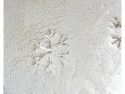 Outlet MCW Manta + cojín decorativo nieve (2 piezas) Blanco