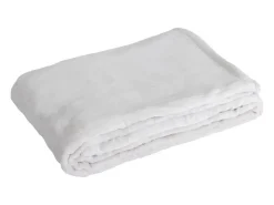 Ropa De Casa-Manta 130x170cm FLANBERG - SACASA Blanco