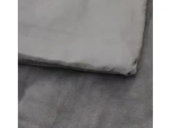 Ropa De Cama-Manta con peso con funda tela 200x230 cm 13 kg ES291351 Gris