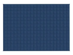 Manta con peso tela 138x200 cm 10 kg ES365518 Azul