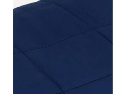 Clearance Manta con peso tela 200x200 cm 9 kg ES507166 Azul