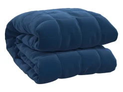 Ropa De Cama-Manta con peso tela 155x220 cm 7 kg ES601979 Azul