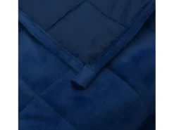 Ropa De Cama-Manta con peso tela 155x220 cm 7 kg ES601979 Azul