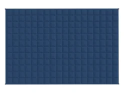 Ropa De Cama-Manta con peso tela 135x200 cm 10 kg ES126281 Azul