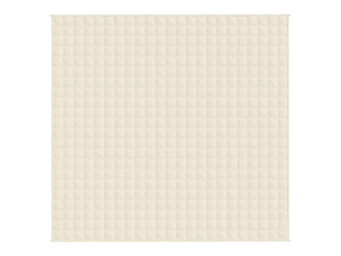 Ropa De Cama-Manta con peso tela color claro 220x240 cm 15 kg ES823542 Crema