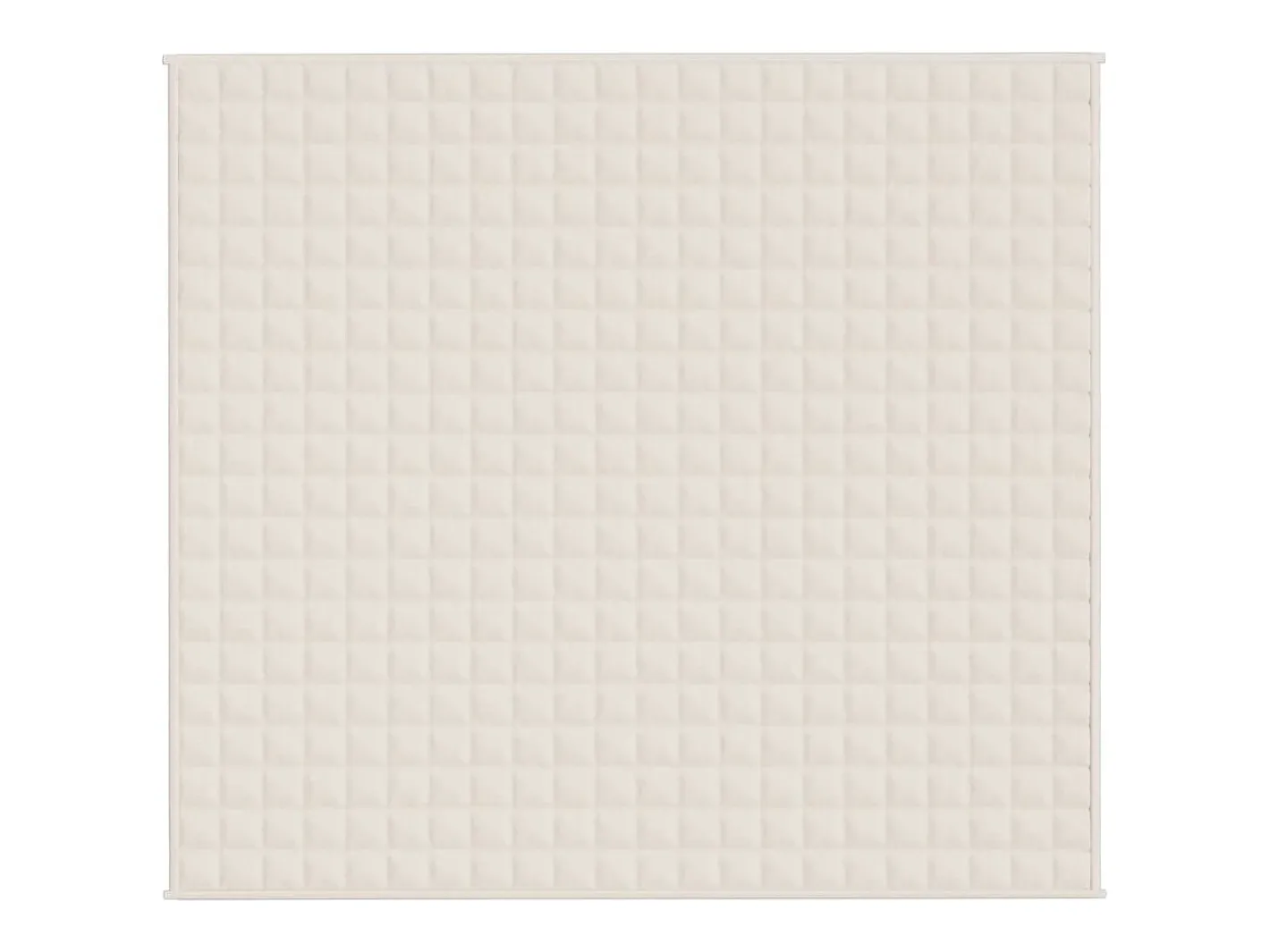 Manta con peso tela color claro 200x220 cm 9 kg ES831536 Crema Best