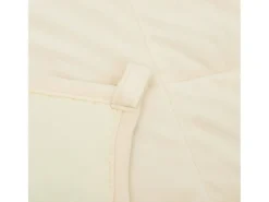 Clearance Manta con peso tela color claro 137x200 cm 6 kg ES764450 Crema