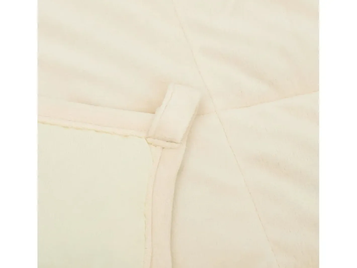 Clearance Manta con peso tela color claro 137x200 cm 6 kg ES764450 Crema