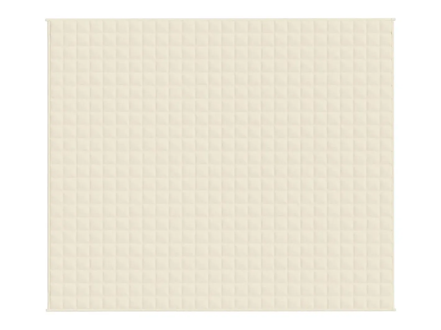 Sale Manta con peso tela color claro 220x260 cm 15 kg ES315457 Crema