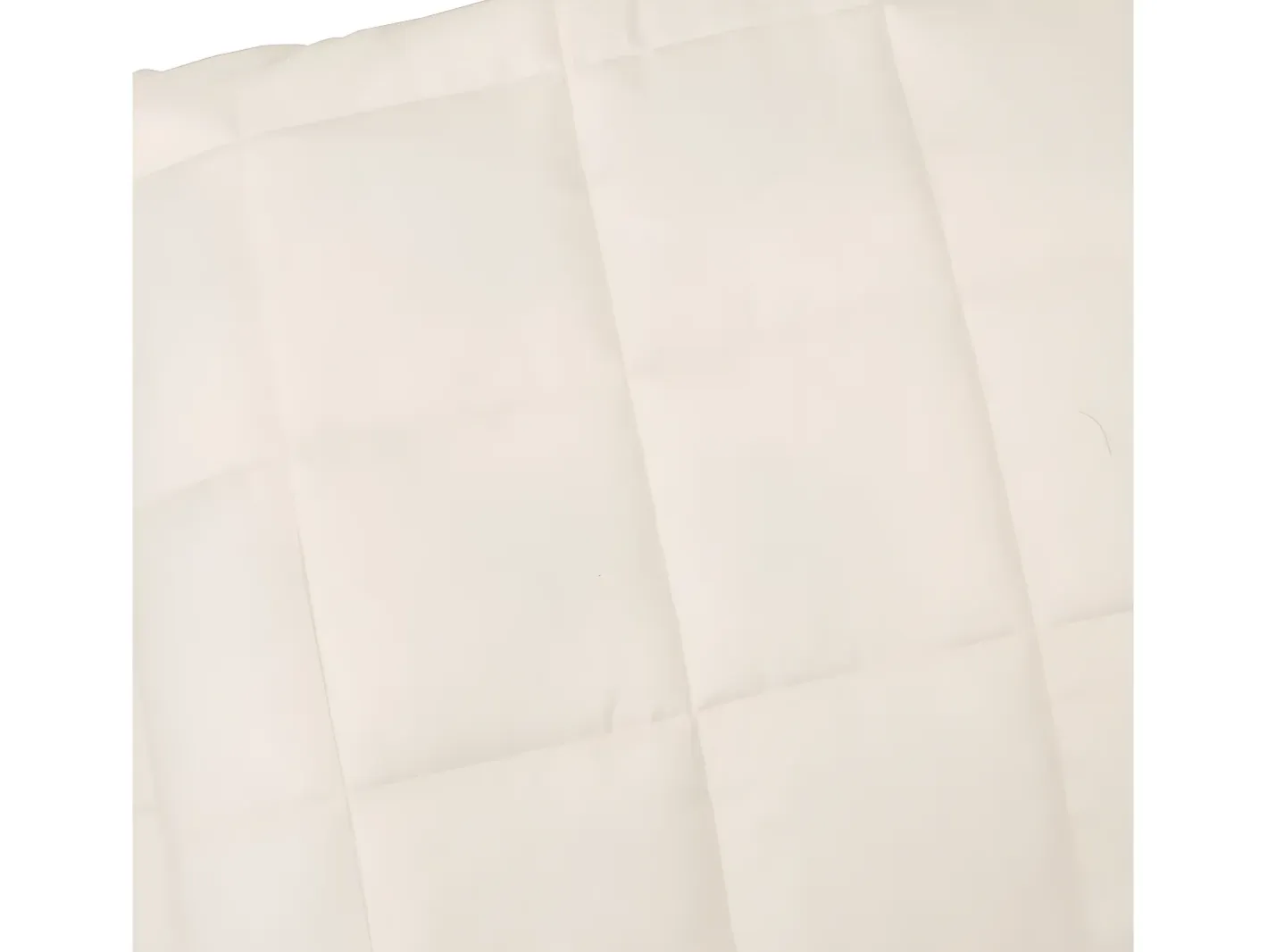 Online Manta con peso tela color claro 200x220 cm 13 kg ES380422 Crema