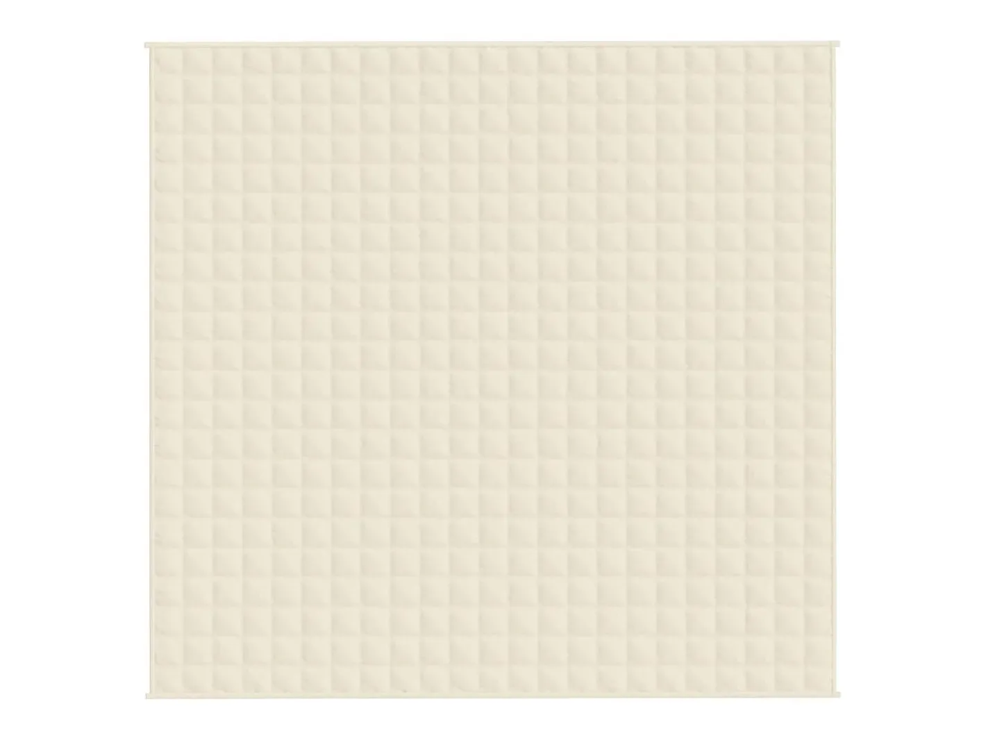 Ropa De Cama-Manta con peso tela color claro 220x230 cm 15 kg ES741122 Crema
