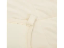 Manta con peso tela color claro 152x203 cm 7 kg ES577313 Crema Clearance