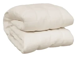 Manta con peso tela color claro 200x225 cm 13 kg ES219579 Crema Hot