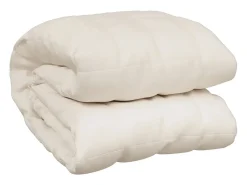 Manta con peso tela color claro 152x203 cm 11 kg ES924572 Crema New