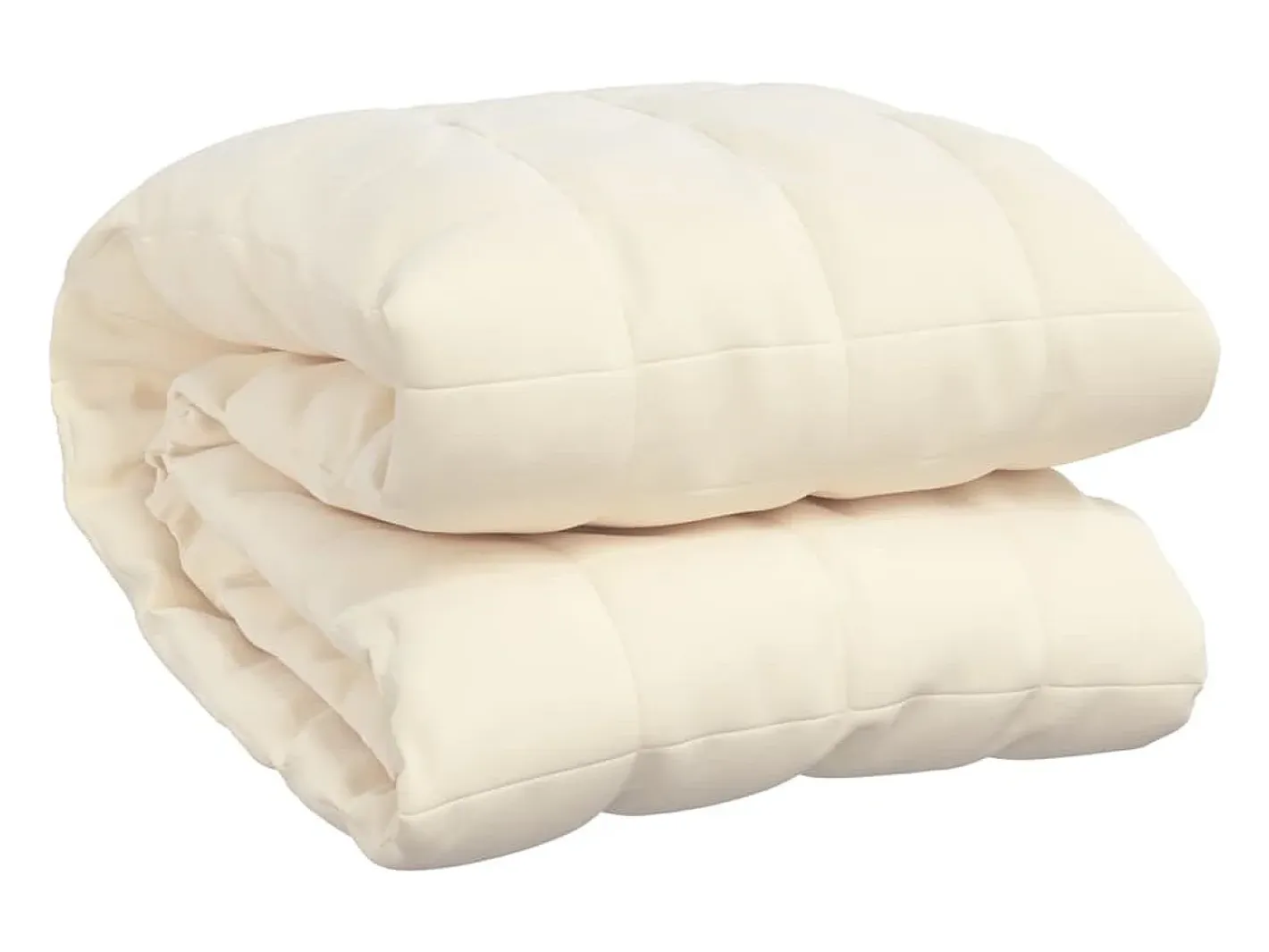 Hot Manta con peso tela color claro 140x200 cm 6 kg ES942994 Crema