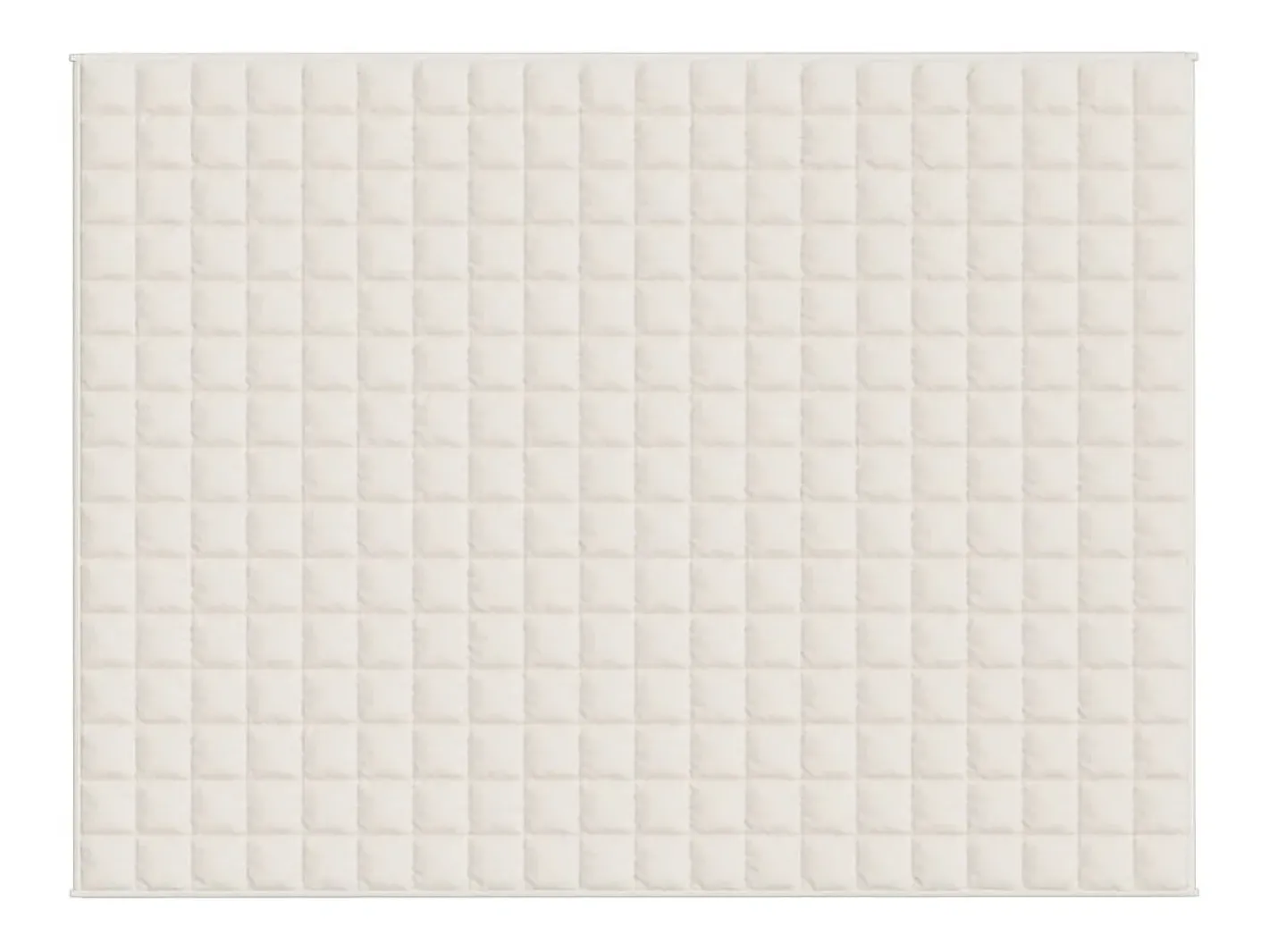 Ropa De Cama-Manta con peso tela color claro 150x200 cm 7 kg ES795557 Crema
