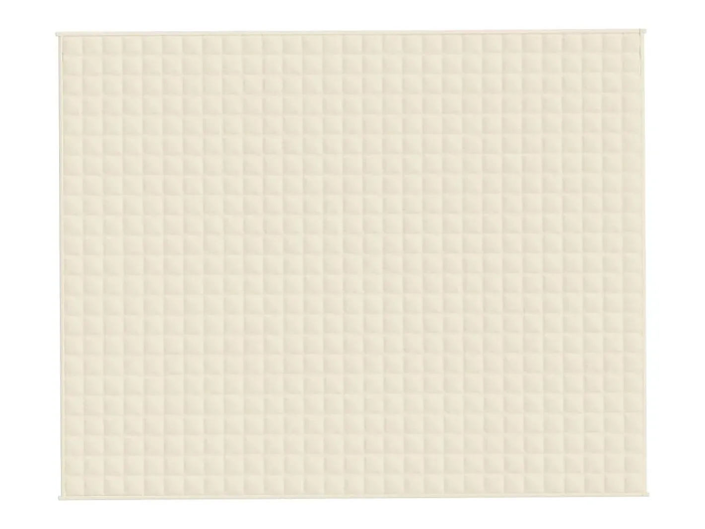 Ropa De Cama-Manta con peso tela color claro 235x290 cm 15 kg ES456115 Crema