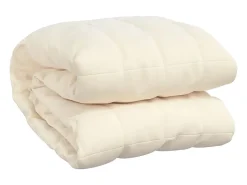 Online Manta con peso tela color claro 235x290 cm 11 kg ES509463 Crema
