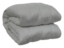Manta con peso tela 200x220 cm 9 kg ES246907 Gris New