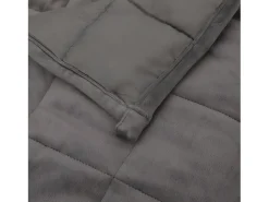 Ropa De Cama-Manta con peso tela 200x200 cm 9 kg ES599077 Gris