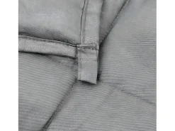 Ropa De Cama-Manta con peso tela 152x203 cm 7 kg ES107546 Gris